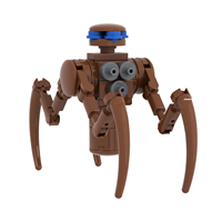 Juego de Bloques de Construcción de Droides Camaleón de Guerra Espacial, Kits de Bricolaje, Ladrillos MOC, Juguetes para Niños, Mould King MOC2383