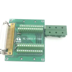 DB50 D-SUB Female DR50-M2 Adapter 50Pin Signals Terminal Breakout Board 2 row