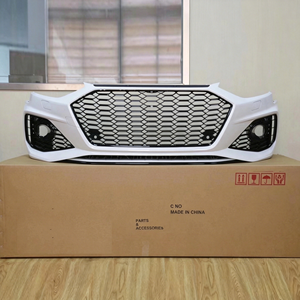 Vente en stock aux États-Unis : Kit de pare-chocs avant style RS4 pour <span class=keywords><strong>Audi</strong></span> A4 B9.5 <span class=keywords><strong>2020</strong></span> à 2024, fourni en gros par l'usine, avec calandre noire en nid d'abeille - Product Image 6