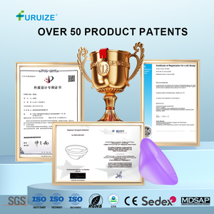 Disques menstruels réutilisables en silicone Furuize, fabricants, 100% qualité médicale, Copa Menstrual pour femmes - Product Image 3