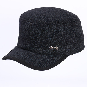 หมวกทรงแบนสำหรับผู้ชายวัยกลางคนและผู้สูงอายุ ให้ความอบอุ่น กันลม สำหรับฤดูใบไม้ร่วงและฤดูหนาว สไตล์ลำลองสำหรับกิจกรรมกลางแจ้ง - Product Image 4