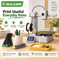 Imprimante 3D FDM de bureau haute vitesse avec nivellement automatique 185x185x185mm PLA ABS TPU WiFi – Machine d'impression professionnelle