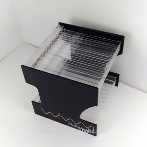 Encimera acrílico desmontable acrílico cuadrado esmalte de uñas Display Stand organizador <span class=keywords><strong>mesa</strong></span> de dos niveles - Product Image 2