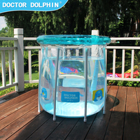 Umweltfreundlicher Langlebiger Transparenter PVC Aufblasbarer Kinderpool Anpassbare Farbe & Logo Faltbar Tragbar für den Heimgebrauch
