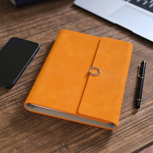 <span class=keywords><strong>Cuaderno</strong></span> de Hojas Sueltas A5 para Negocios MG-136 con Cubierta de PU, Logotipo Personalizado en Stock, Juego de Tres Libretas, Regalo para el Día <span class=keywords><strong>del</strong></span> Maestro - Product Image 4