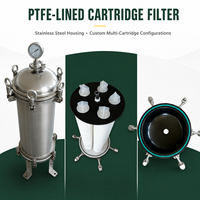 Boîtier de filtre à cartouche en acier inoxydable pour la clarification des liquides industriels