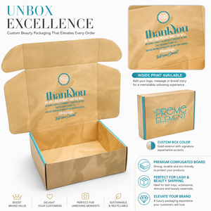 Caja de Embalaje de Papel Corrugado Ecológica para Envíos por Correo, con Logotipo Personalizado Impreso, para Embalaje de Productos de Cuidado de la Piel/Belleza/Ropa - Product Image 2