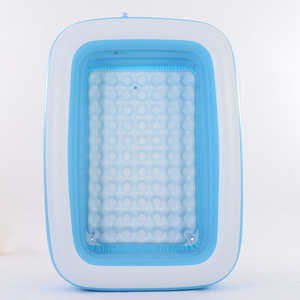 Piscina Inflable Rectangular de PVC de 3 Capas, Sobre el <span class=keywords><strong>Suelo</strong></span>, para Adultos y Niños, Juegos Acuáticos de Verano - Product Image 5