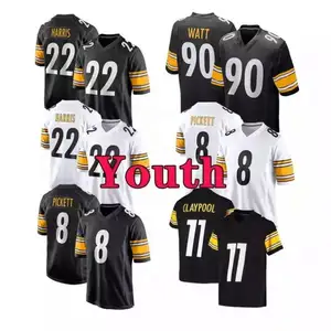 America YOUTH Pittsburgh Steeler 90 watt 39 fitpatrick maglie da calcio da Rugby cucite di alta qualità per bambini bambini