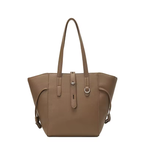 New retro style large capacity women's commuting tote bag, fashionable bucket bag - Product Image 4