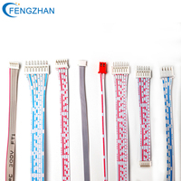 Kabel Konduktor Tembaga Isolasi PVC Kustom 2-10pin 22-26AWG dengan Konektor JST PH2.0, Perakitan Kabel, dan Kabel Harness untuk Aplikasi