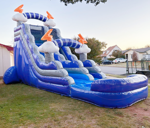 Commercial Renting Party Water <strong>Slide</strong> Inflatable <strong>Cheap</strong> Adult Inflatable Water <strong>Slide</strong> with <strong>Swimming</strong> <strong>Pool</strong> - Product Image 1