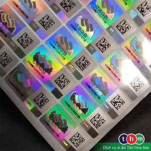 Barcode <b>Printing</b> <b>Paper</b> Waterproof Sticker Glossy Custom Anti-counterfeiting Gap Label Sticker - Product Image 2