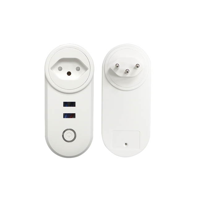Swiss Standard Surface Mount Pc V0 Fire Resistant Dual Usb Smart Plug Socket Enclosure