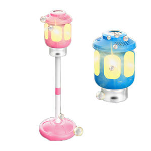 MILI unisexe jardin réverbère bulle jouet enfants en plastique extérieur <span class=keywords><strong>eau</strong></span> savon électrique Diode lumière émettant Machine jeu - Product Image 1