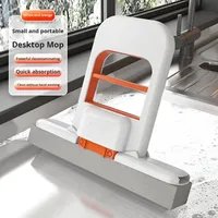 Mini serpillière multifonctionnelle, éponge absorbante, Zhejiang, légère, pour la maison, de bureau, à main, pas besoin de lavage à la main, salle de bain