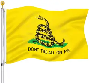 Ready To Ship 3x5 Ft 90x150cm Liberty Or Death Black Dont Tread On Me Tea Party Rattle Snake Gadsden Flag