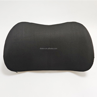 Oreiller de soutien lombaire confortable maille noire lavable pour le soulagement du lit mousse à mémoire de forme coussin pour le bas du dos oreiller conducteur de voiture oreiller de taille