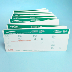 Impression personnalisée Carte d'embarquement Bon de billet d'entrée pour vol d'avion Billets à prix réduit Billets d'entrée pour les parcs de concerts de films - Product Image 5