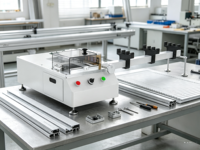 Machine de découpe et de finition de persiennes en aluminium de 25 mm, découpe en une seule étape des lames et des rails de stores avec coins arrondis