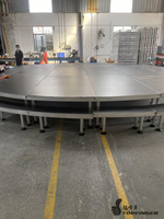 Scène Ronde Personnalisable TUV Prix de Gros Installation Facile Scène en Aluminium Antidérapante Plateforme de Scène Extérieure Scène de Concert