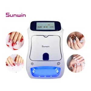 Impressora digital portátil para nail art, máquina de pintar digital barata, avançada, 2024, ideal para unhas