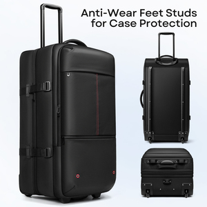Mochila Ligera con Ruedas <span class=keywords><strong>para</strong></span> Estudios <span class=keywords><strong>en</strong></span> <span class=keywords><strong>el</strong></span> <span class=keywords><strong>Extranjero</strong></span>, con Compartimento Independiente <span class=keywords><strong>para</strong></span> Zapatos y Gran Compartimento Principal, <span class=keywords><strong>Bolsa</strong></span> <span class=keywords><strong>de</strong></span> Negocios Impermeable con Ruedas - Product Image 1