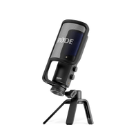 Microphone USB professionnel Rode NT-USB+ - Condensateur léger pour PC, smartphones et appels en conférence - Enregistrement de qualité studio