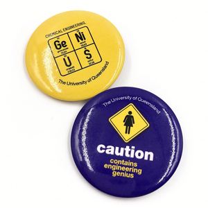เข็มกลัดโลหะแบบกำหนดเอง ขนาด 25 มม. พิมพ์ลายสำหรับโปรโมชั่น - Product Image 1