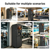 Distributeur Automatique Tout-en-un de Boissons Instantanées, Large Plage de Tension, 4 Saveurs, Distributeur de Café et Thé, Distribution Rapide, Retour de Monnaie, Garantie 1 An