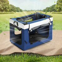 Vente chaude Portable Pliable À Quatre Roues Écologique Poussette Pour Animaux De Compagnie Multifonctionnel Grand Espace Transportant 20kg Capacité Multiple