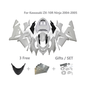 Kit de Carenado de Motocicleta para <span class=keywords><strong>Kawasaki</strong></span> <span class=keywords><strong>Ninja</strong></span>, Juego de Carrocería de Inyección ABS de Alta Calidad, Personalizado, K1005, <span class=keywords><strong>ZX10R</strong></span>, <span class=keywords><strong>2004</strong></span>, 2005 - Product Image 1