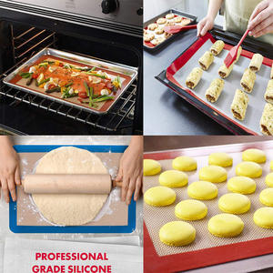 Không dính Silicone Baking Mat Pad tấm Baking Pastry công cụ cán bột Mat kích thước lớn cho bánh cookie Macaron - Product Image 6