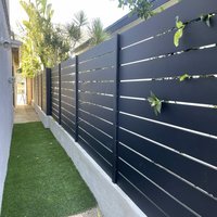 Panneaux de clôture décoratifs en aluminium, clôture de jardin en métal, écran d'intimité pour la maison, la cour et le paysage