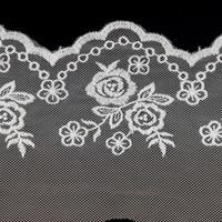 Ruban en dentelle de Tulle brodée florale 3d, dentelle à oeillet, tissu pour artisanat, couture et décoration de robe de mariée, Applique