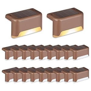 Solar Deck <b>Lights</b> Solar Step <b>Lights</b> Outdoor Waterproof Led Solar Fence Lamp <b>for</b> Patio Stairs Garden <b>Pathway</b> Step Yard - Product Image 1