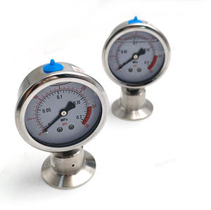 스테인레스 스틸 트라이 클램프 엔드 다이어프램 압력 게이지 0-30psi - Product Image 4