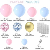 Ensemble de ballons en latex standard pour décorations de fêtes et cérémonies de mariage, fournitures pour fêtes multi-scènes