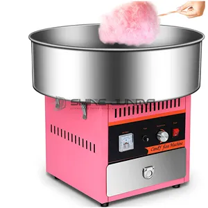 220V Mini Commercial Electric Floss Cotton Candy Maker Kids Candy Cotton Maker Cotton Candy Machine Spares Parts Sugar Heater