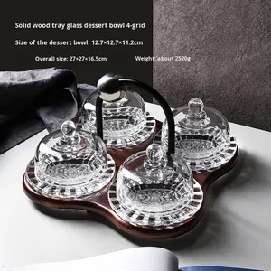 ハイエンドモダンデザインライトラグジュアリーアフタヌーンティースナックプレートエレガントな高価値ビューティーサロンフルーツディップドトレイ - Product Image 6