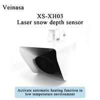 Capteur de profondeur de neige laser haute précision Veinasa XS-XH03, 0,05-5 m, sortie RS485, niveau de protection IP65 pour la surveillance