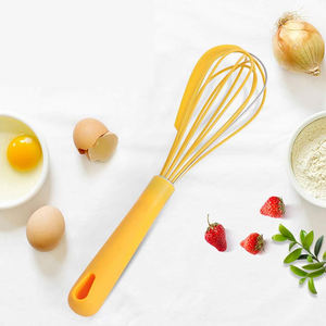 <span class=keywords><strong>Mini</strong></span> <span class=keywords><strong>fouet</strong></span> en <span class=keywords><strong>Silicone</strong></span> pour enfants, 1 pièce, de haute qualité <span class=keywords><strong>fouet</strong></span> à œufs revêtus en <span class=keywords><strong>Silicone</strong></span>, poignée en plastique, outils - Product Image 6