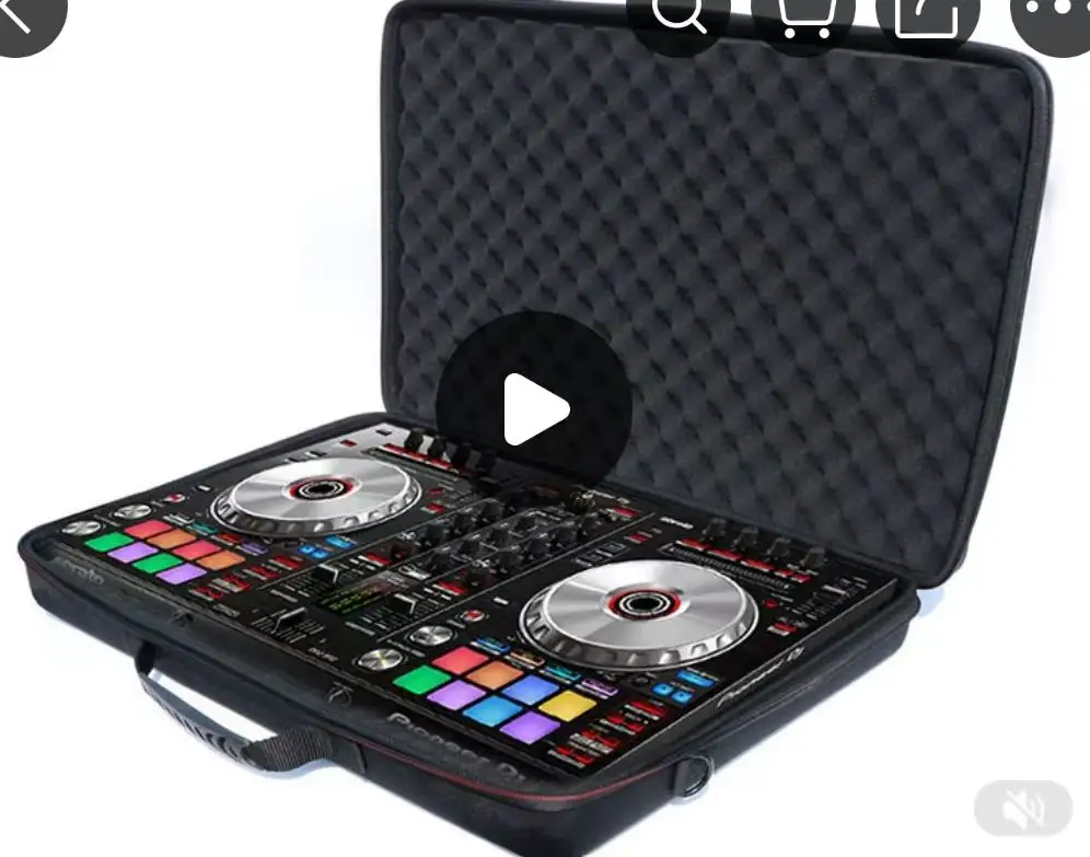 Khusus kustom DJ Stasiun Besar cangkang keras membawa kasus EVA DJ Controller Case DJ tas pengontrol eva Case