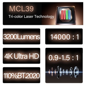 Hisense visda C3 proyektor Laser tri-color Ultra 4K, proyektor Laser 3200 Lumens 1,67x Zoom optik WiFi7 IMAX enhdr10 + fokus otomatis - Product Image 2