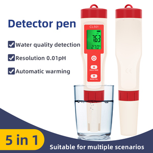<span class=keywords><strong>Testeur</strong></span> de qualité de l'eau numérique 5 en 1 H2/CL/TMP/ORP/PH, compteur de <span class=keywords><strong>chlore</strong></span> avec rétro-éclairage pour piscines, aquariums, détecteur de qualité de l'eau - Product Image 5