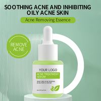 Sérum facial en ampoule Centella Asiatica biologique naturelle de marque privée OEM pour réparer les soins de la peau sensible à l'acné