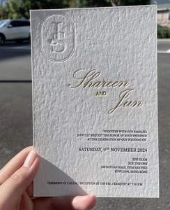 Invitations personnalisées imprimées pour mariage, <span class=keywords><strong>anniversaire</strong></span>, baby shower, entreprise - Product Image 5