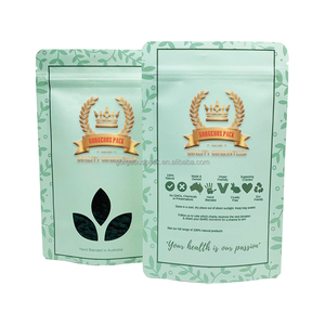 Bolsas de Papel Kraft con Cierre, Impresas Personalizadas, de Grado Alimenticio, Ecológicas, Resistentes a la Humedad, Reciclables y Reutilizables para Alimentos para Mascotas, Gelatina Enlatada - Product Image 3