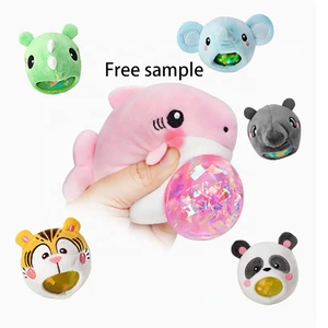 Juguetes de peluche con colgante, Bola de descompresión personalizada, barata, para llavero, novedad de 2023 - Product Image 1