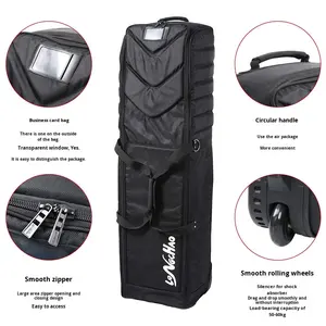 Funda Protectora Impermeable para Bolsa de Golf, Lavable a Máquina, de Color Sólido, Material de Poliéster, Cierre de Cremallera, 40x32x130cm, Venta al Por Mayor - Product Image 5